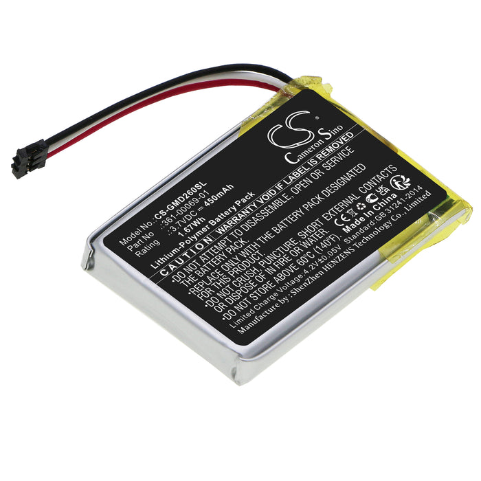 Garmin 010-02608-10 Delta SE Dog Training Collar R O2ADNH02 450mAh Dog Collar Replacement Battery