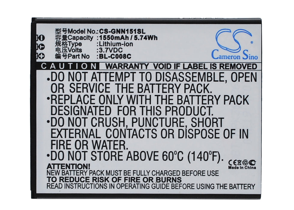 Gionee GN151 Replacement Battery-main