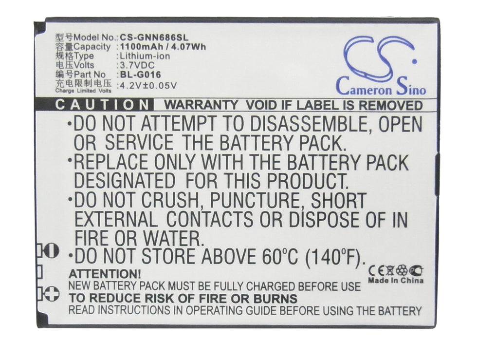 Gionee GN600 GN868 GN868H Mobile Phone Replacement Battery-5