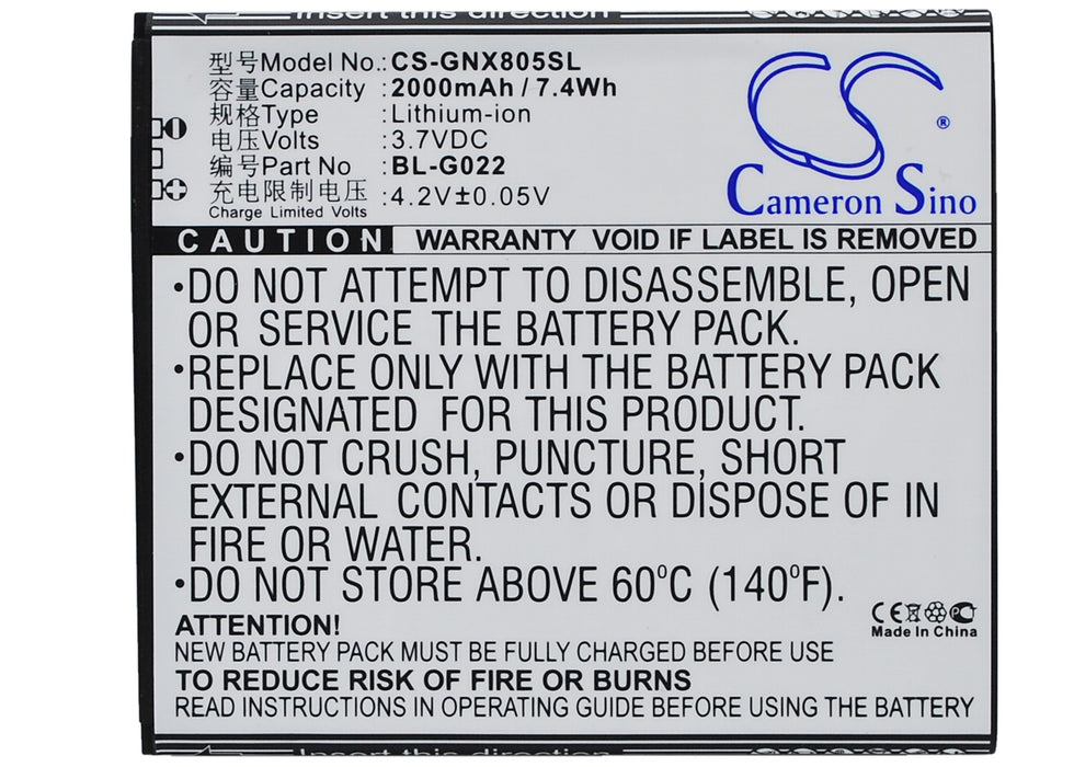 Gionee X805 Mobile Phone Replacement Battery-5