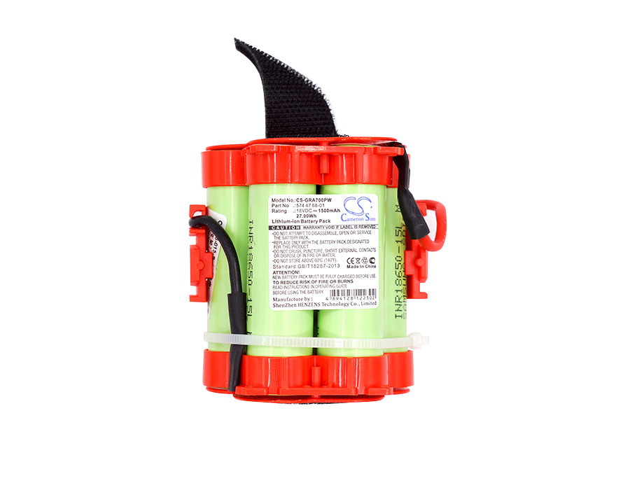 Flymo 1200 R 1200R 1200R 2013 1200R 2014 1200R 2015 1200R 2016 1200R 2017 1200R 2018 Robotic Lawn Mower 1200R 2 1500mAh Lawn Mower Replacement Battery-3
