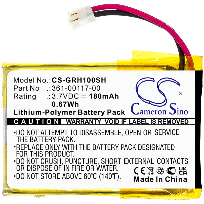 Garmin Dash Cam 25 DashCam 25 Smart Watch Replacement Battery-3