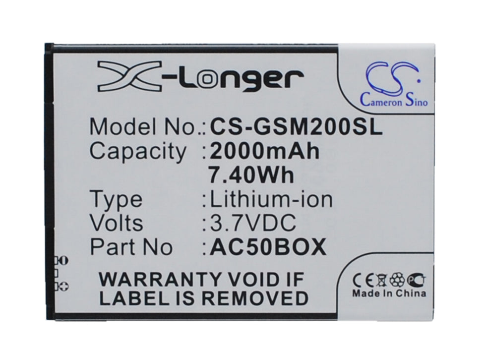 Gsmart Mika M2 Replacement Battery-main