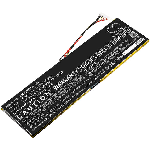 Gateway Aero 14 K7 Replacement Battery-main