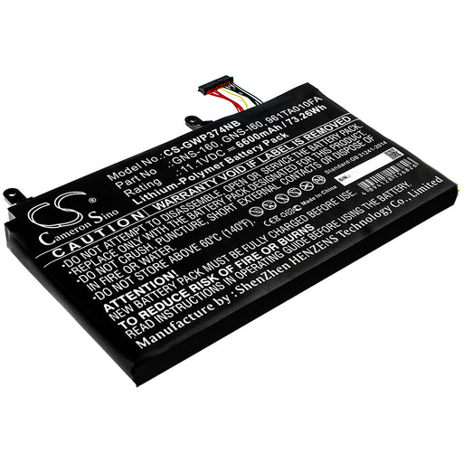 Gateway 961TA010FA Replacement Battery-main