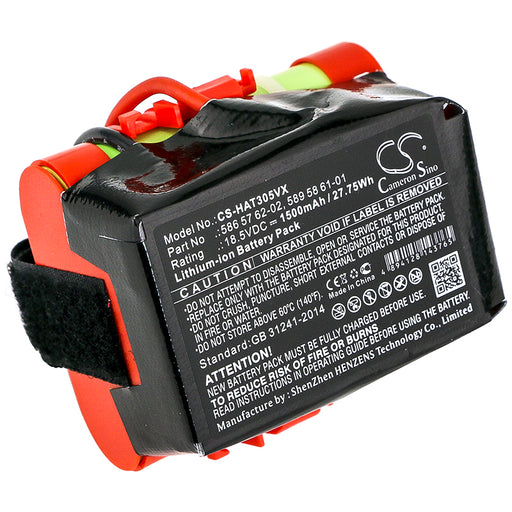Gardena McCulloch Rob R600 R40 R50 R70 R80 1500mAh Replacement Battery-main