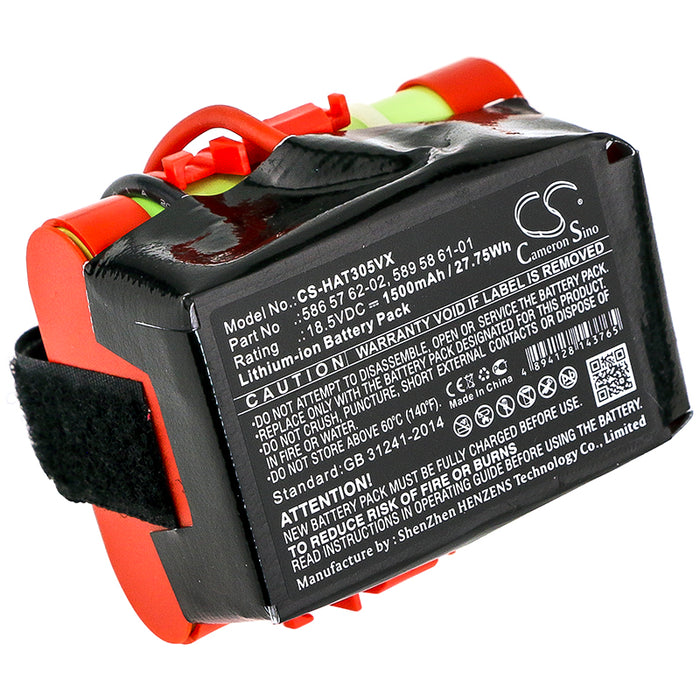 Gardena McCulloch Rob R600 R40 R50 R70 R80 1500mAh Replacement Battery-main