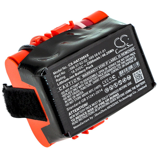 Gardena McCulloch Rob R600 R40 R50 R70 R80 2500mAh Replacement Battery-main