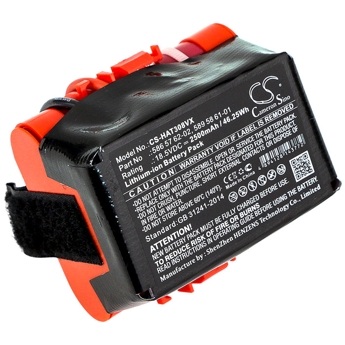 Gardena McCulloch Rob R600 R40 R50 R70 R80 2500mAh Replacement Battery-main