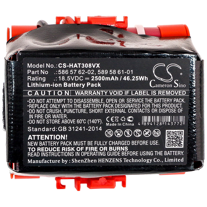 Gardena McCulloch Rob R600 R40 R50 R70 R80 Rob R1000 2500mAh Lawn Mower Replacement Battery-5