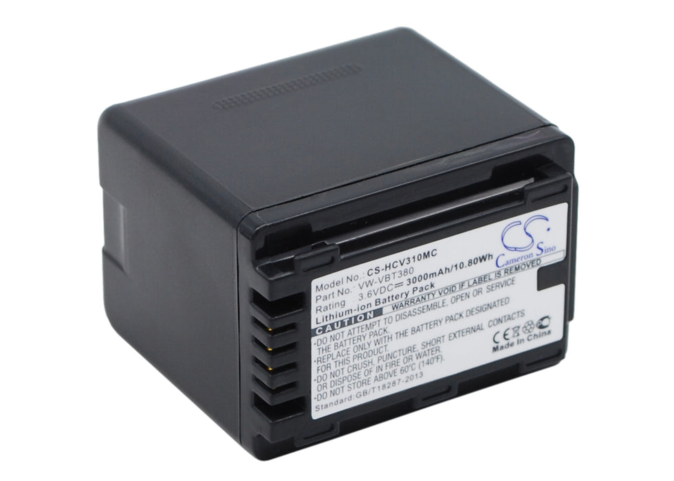 Panasonic HC-250EB HC-550EB HC-727EB HC-750EB HC-770EB HC-989 HC-V110 HC-V110GK HC-V110MGK HC-V130 HC-V210 HC-V210G 3000mAh Camera Replacement Battery-2