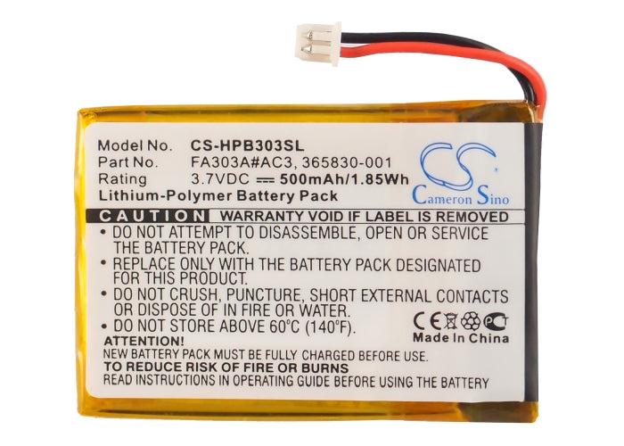 HP Bluetooth Stereo Headphones Headphone Replacement Battery-5