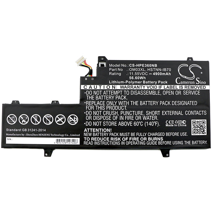 HP 1GY29PA 1GY30PA 1GY31PA EliteBook x360 1030 G2 EliteBook x360 1030 G2 (1EN90E Elitebook x360 1030 G2 (2ZB60 Laptop and Notebook Replacement Battery-3