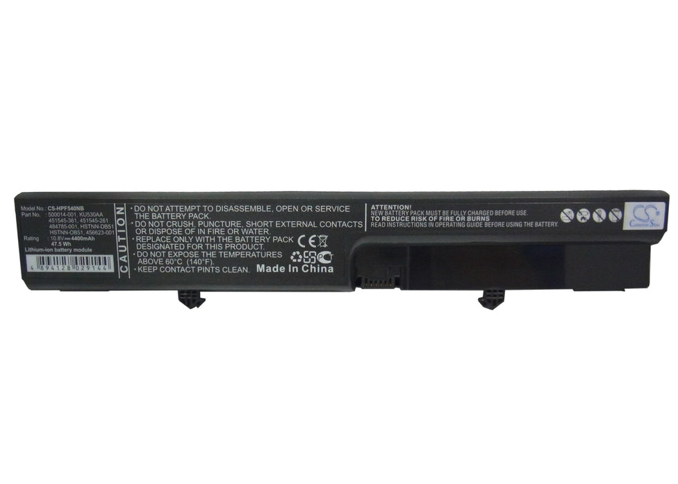 Compaq Business Notebook 6520S Business Notebook 6530s Business Notebook 6531s Business Notebook 6535S 4400mAh Laptop and Notebook Replacement Battery-5