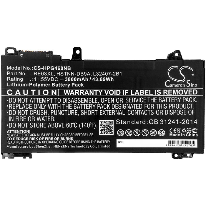 HP 66 Pro 13 G2 6BN40EA 6BN46ET ProBook 430 G6 ProBook 430 G6(5TJ89EA) ProBook 430 G6(5TJ91EA) PROBOOK 430 G6- Laptop and Notebook Replacement Battery-5