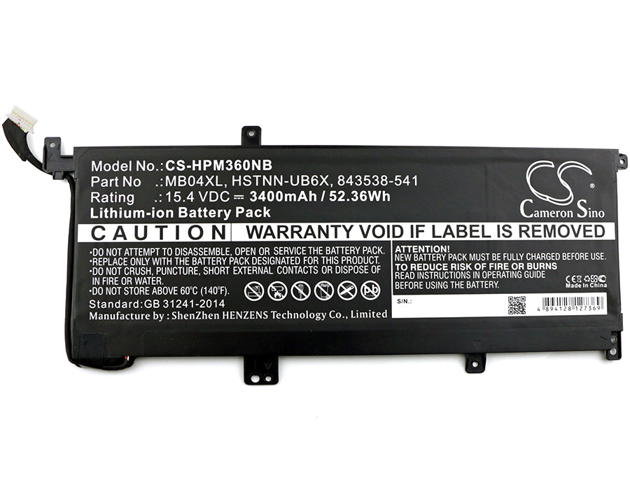 HP Envy 15-aq004ur x360 Envy x360 15-aq000 Envy X360 15-AQ000NB Envy X360 15-AQ000NF Envy x360 15-aq000ng Envy Laptop and Notebook Replacement Battery-3