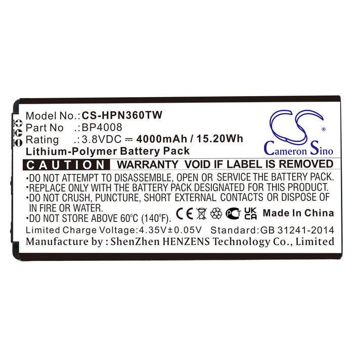 Hytera PNC360 PNC360S Two Way Radio Replacement Battery