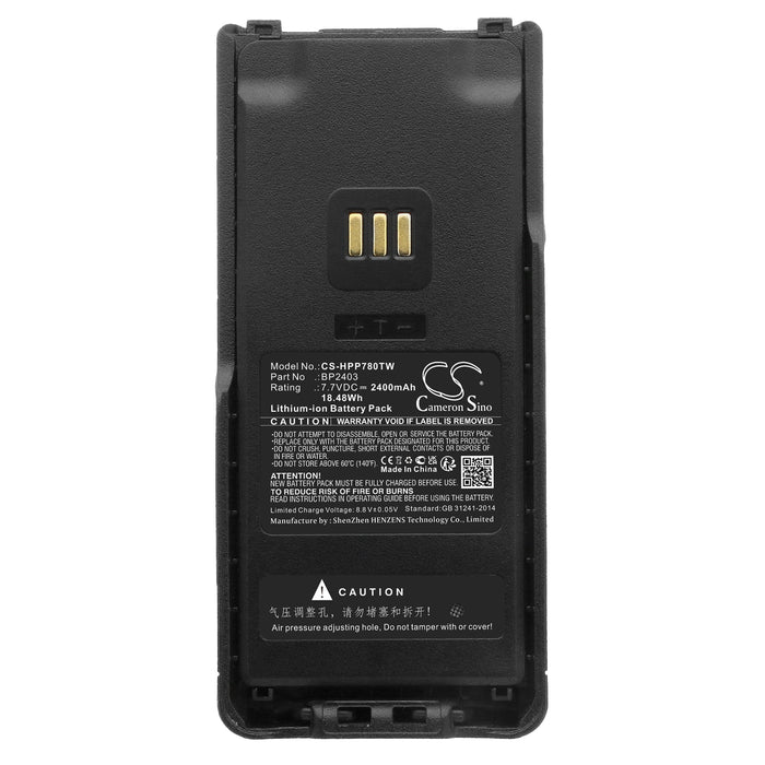 Hytera HP700 HP705 HP780 HP785 Two Way Radio Replacement Battery