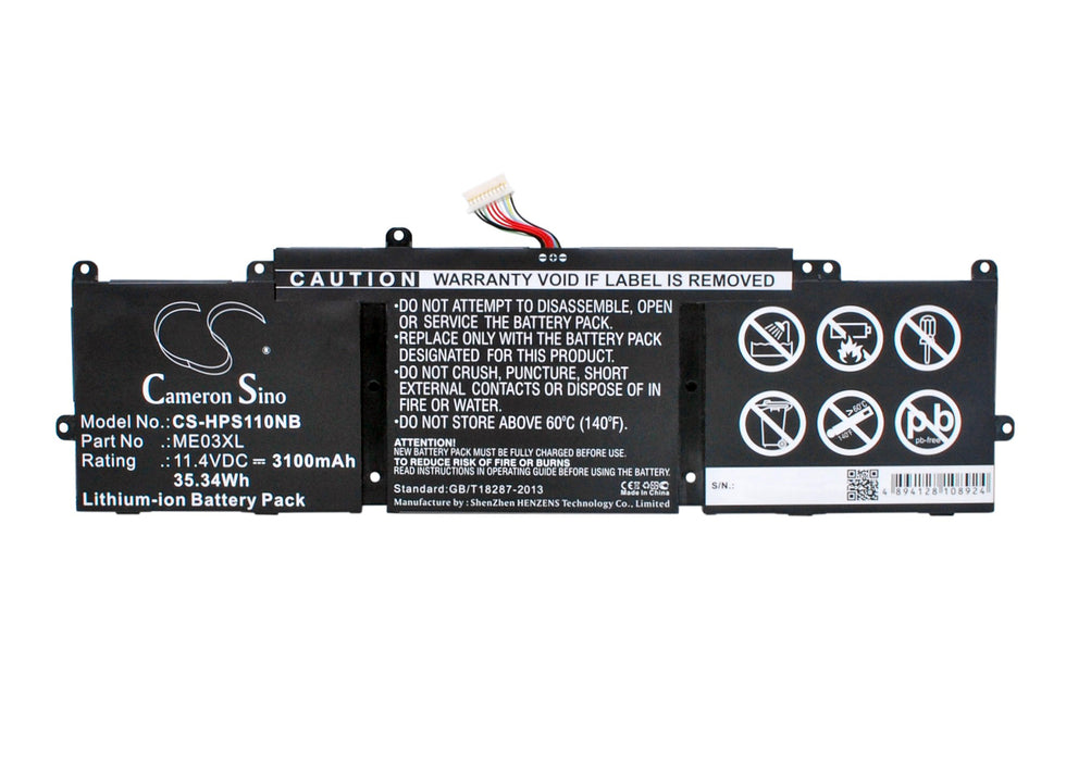 HP 11-D001TU 11-D002TU 11-D003TU 11-D004TU 11-D005TU 11-D006TU 11-D007TU 11-D008TU 11-D009TU 11-D010TU 11-D011 Laptop and Notebook Replacement Battery-5