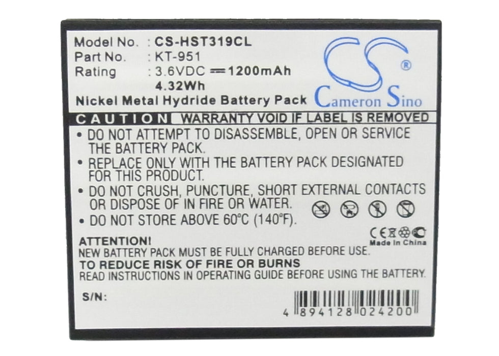 Hagenuk Digicell Digicell CX Digicell Home Digicell ZX Office Handy ST9000CX ST9000ZX Cordless Phone Replacement Battery-5