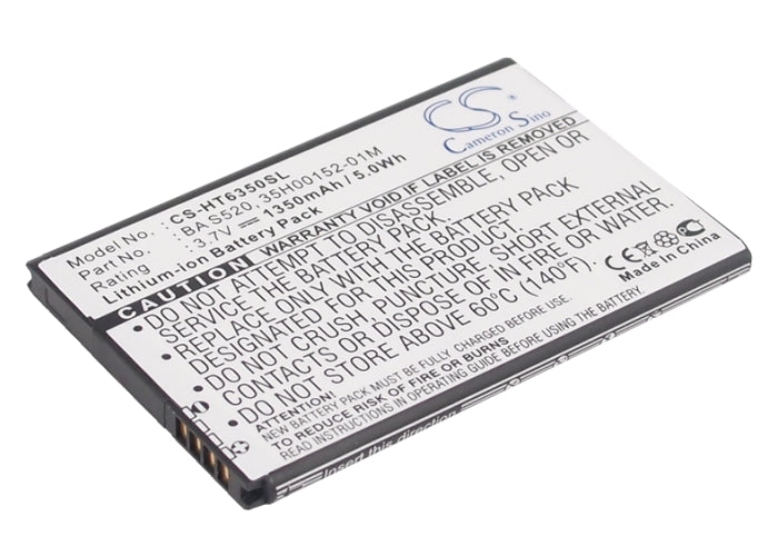 Verizon ADR6350 ADR6350VW Droid Incredible 1350mAh Replacement Battery-main