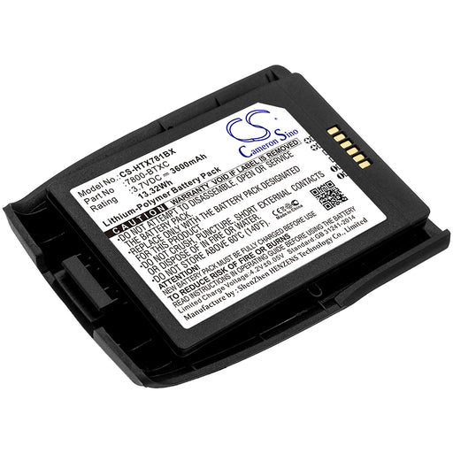 Dolphin 7800 Black Replacement Battery-main