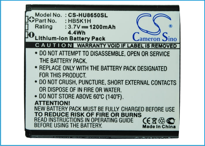 T-Mobile Astro Prism Prism U8651 Summit Summit U8651S Mobile Phone Replacement Battery-5