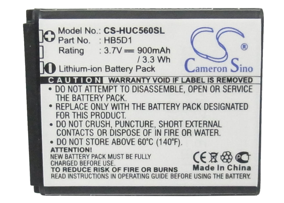 Huawei C5110 C5600 C5700 C5710 C5720 modelo Mobile Phone Replacement Battery-5