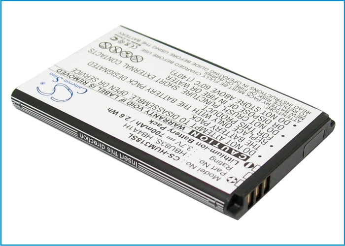 Huawei Envoy U3900 HWM636 HWM636-R M318 M635 M636 Pinnacle 2 U120 U121 U2800 U2800A U2801 U2801-5 V715 V716 V8 700mAh Mobile Phone Replacement Battery-2