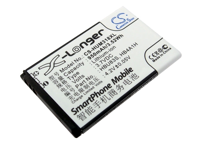 Metropcs HWM636 HWM636-R M318 M635 M636 Pin 950mAh Replacement Battery-main