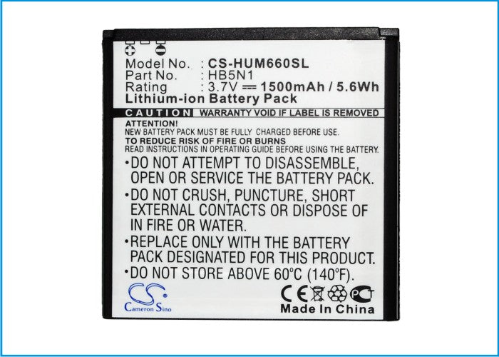 Metropcs HWM931 HWM931-R Premia 4G 1500mAh Mobile Phone Replacement Battery-5