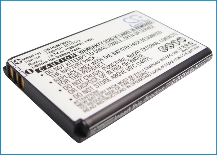 Metropcs HWM570 Verge 1100mAh Replacement Battery-main