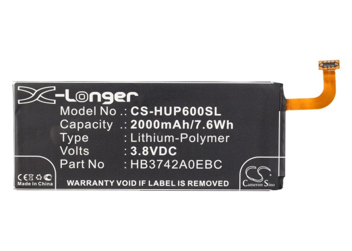 Huawei ALek 4G Ascend G6 Ascend G610 Ascend G620 Ascend G620-L72 Ascend G620-L75 Ascend G620S Ascend G620S-L01 Ascend Mobile Phone Replacement Battery-5