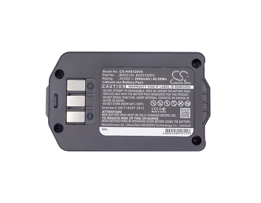 Hoover 0007350204042 Air Cordless 20 Volt Upright V Air Cordless 2-in-1 Deluxe Sti Air Life Air Life 2.0 Air Life 3 2000mAh Vacuum Replacement Battery-5