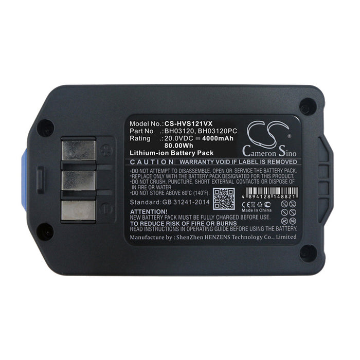 Hoover 0007350204042 Air Cordless 20 Volt Upright V Air Cordless 2-in-1 Deluxe Sti Air Life Air Life 2.0 Air Life 3 4000mAh Vacuum Replacement Battery-5