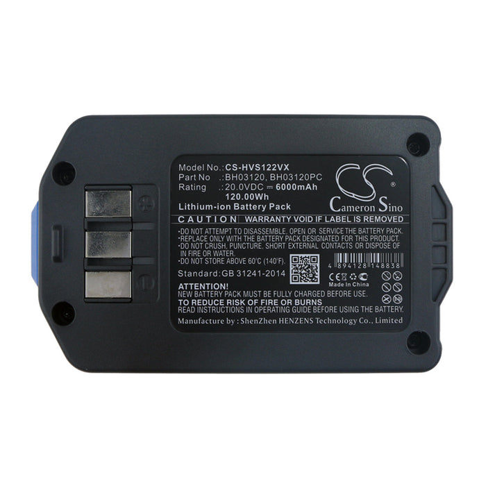 Hoover 0007350204042 Air Cordless 20 Volt Upright V Air Cordless 2-in-1 Deluxe Sti Air Life Air Life 2.0 Air Life 3 6000mAh Vacuum Replacement Battery-5
