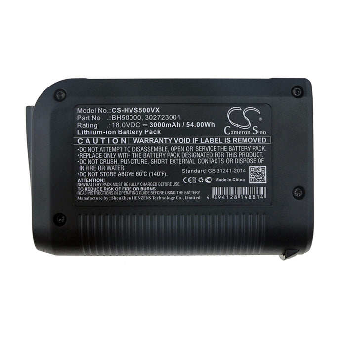 Hoover BH50010 Platinum Collection Co BH50015 Platinum Collection LI Platinum LINX Platinum Stick 3000mAh Vacuum Replacement Battery-5