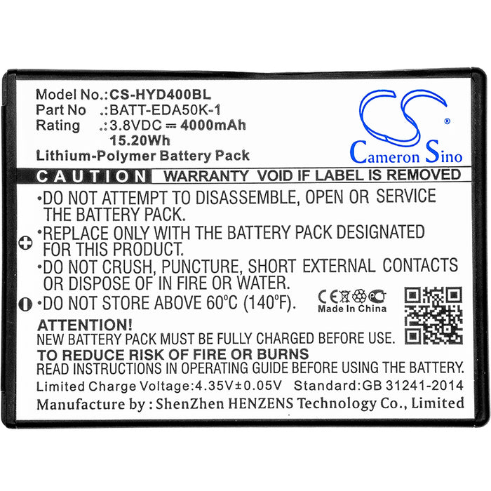 Honeywell EDA50 EDA50hc Scanpal EDA40 Scanpal EDA5 Replacement Battery-5