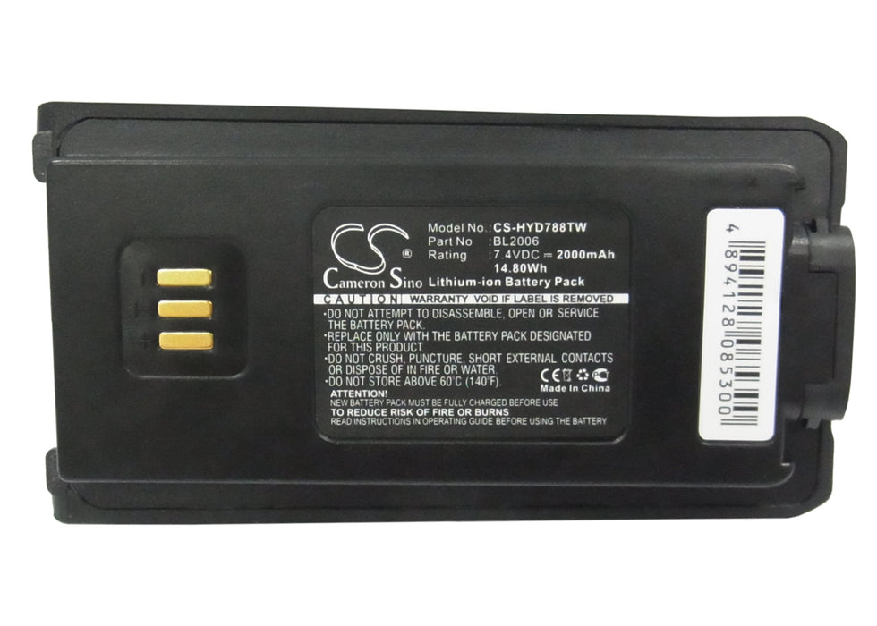 Harris HDP100 HDP150 Momentum HDP100 Momentum HDP150 Two Way Radio Replacement Battery-5