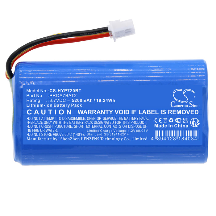 Honeywell Home PROA7 PROA7PLUS Resideo PROA7C Resideo PROA7PLUSC 5200mAh Alarm Replacement Battery