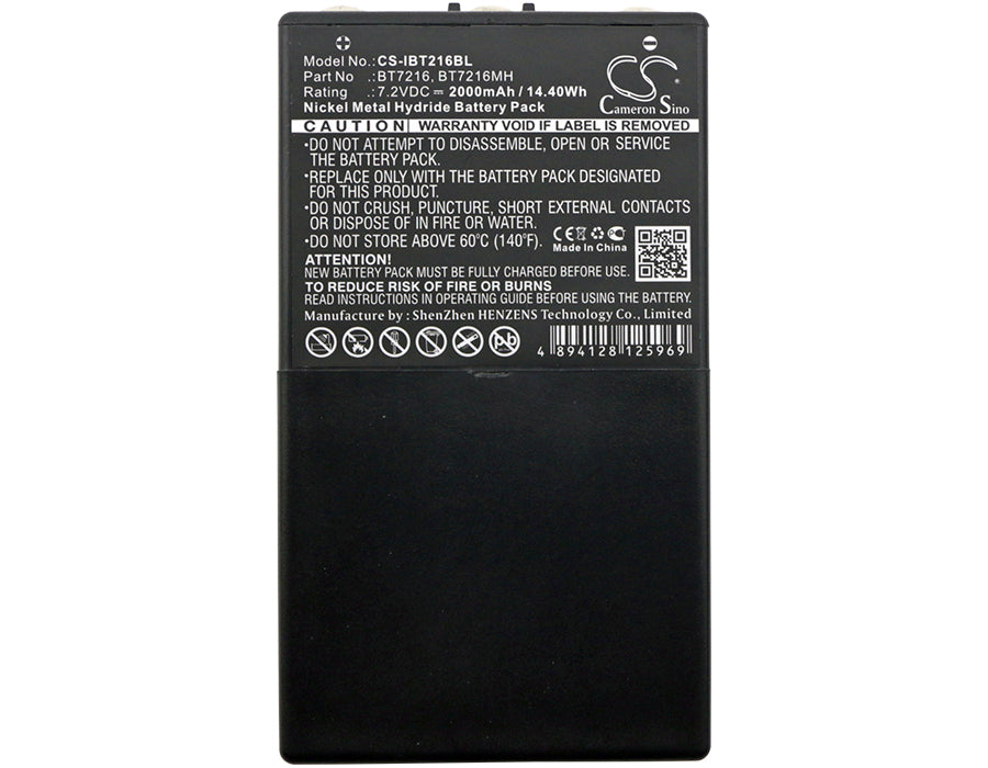 Itowa Boggy Combi Caja Spohn 2000mAh Black Remote Control Replacement Battery-3