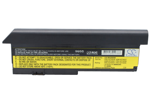 IBM ThinkPad Elite X200 ThinkPad Elite X20 6600mAh Replacement Battery-main