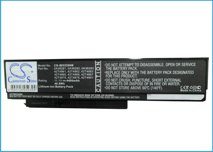 IBM ThinkPad X220 ThinkPad X220i ThinkPad X220s ThinkPad X230 4400mAh Laptop and Notebook Replacement Battery-4