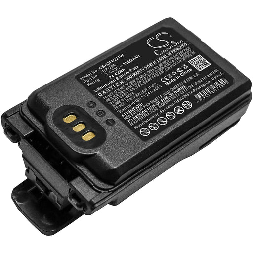 Icom IC-F52D IC-F62D IC-M85 3300mAh Two Way Radio Replacement Battery