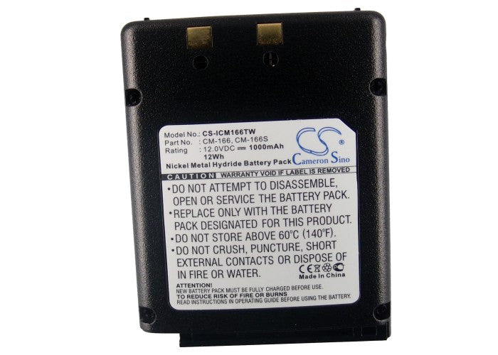 Icom IC-A22 IC-A22E IC-A3 IC-A3E Two Way Radio Replacement Battery-5
