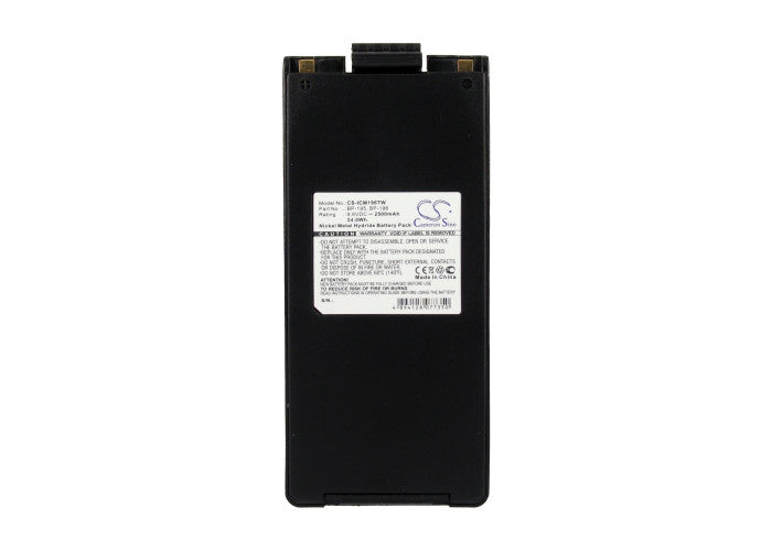 Icom IC-3FX IC-40S IC-A24 IC-A24E IC-A4 IC-A4C IC-A4E IC-A6 IC-A6E IC-F11 IC-F11BR IC-F11S IC-F12 IC-F12S IC 2500mAh Two Way Radio Replacement Battery-6
