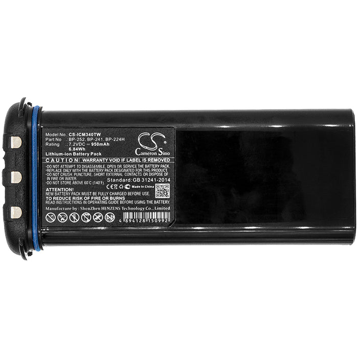 Icom IC-GM1600 IC-GM1600E IC-M21 IC-M2A IC-M31 IC-M32 IC-M33 IC-M34 IC-M35 IC-M36 IC-M90 IC-M90E Two Way Radio Replacement Battery-3