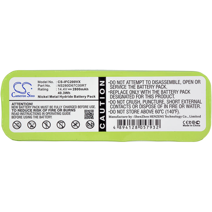 Infinuvo CleanMate 365 CleanMate 365 QQ1 CleanMate 365 QQ-1 CleanMate QQ 200 CleanMate QQ1 CleanMate QQ2 CleanMate QQ2 Basi Vacuum Replacement Battery-5