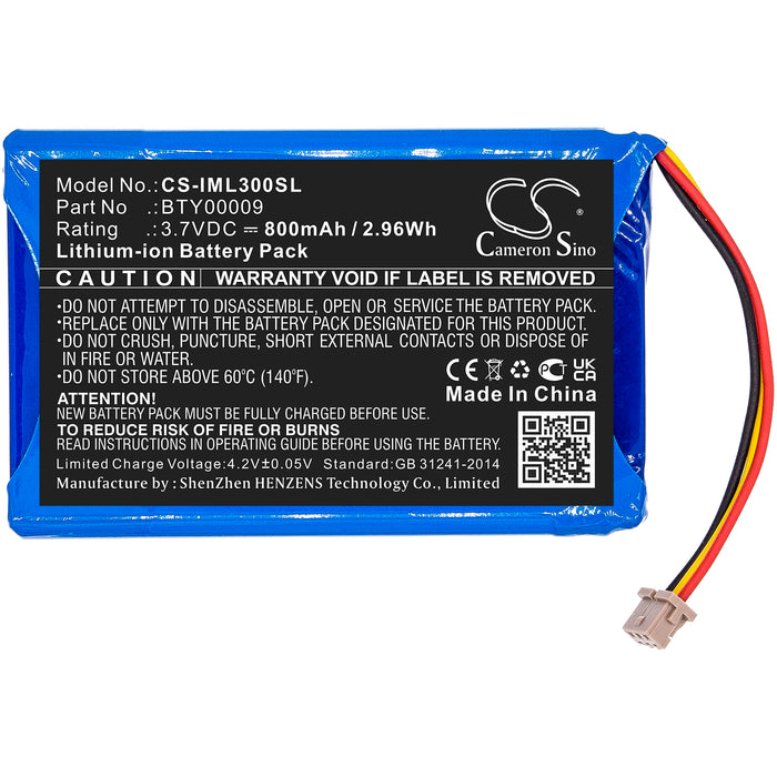 Ingenico LEC-V03.00-0242 Vital Act 3S Payment Terminal Replacement Battery-3