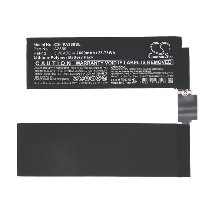 Apple A2301 A2377 A2459 A2460 iPad Pro 11 2021 iPad Pro 11 3rd Gen 2021 Tablet Replacement Battery